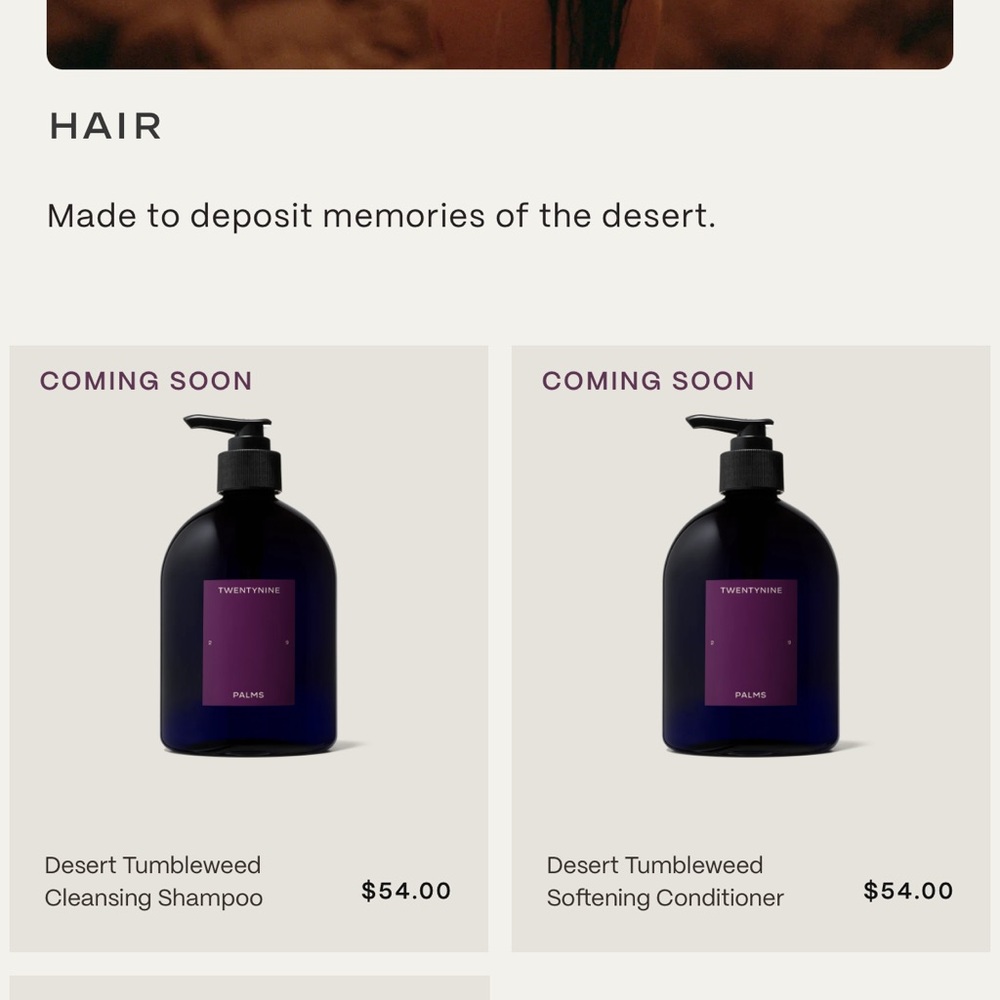 TwentyNine Palms shampoo & Conditioner - Picture 2 of 8